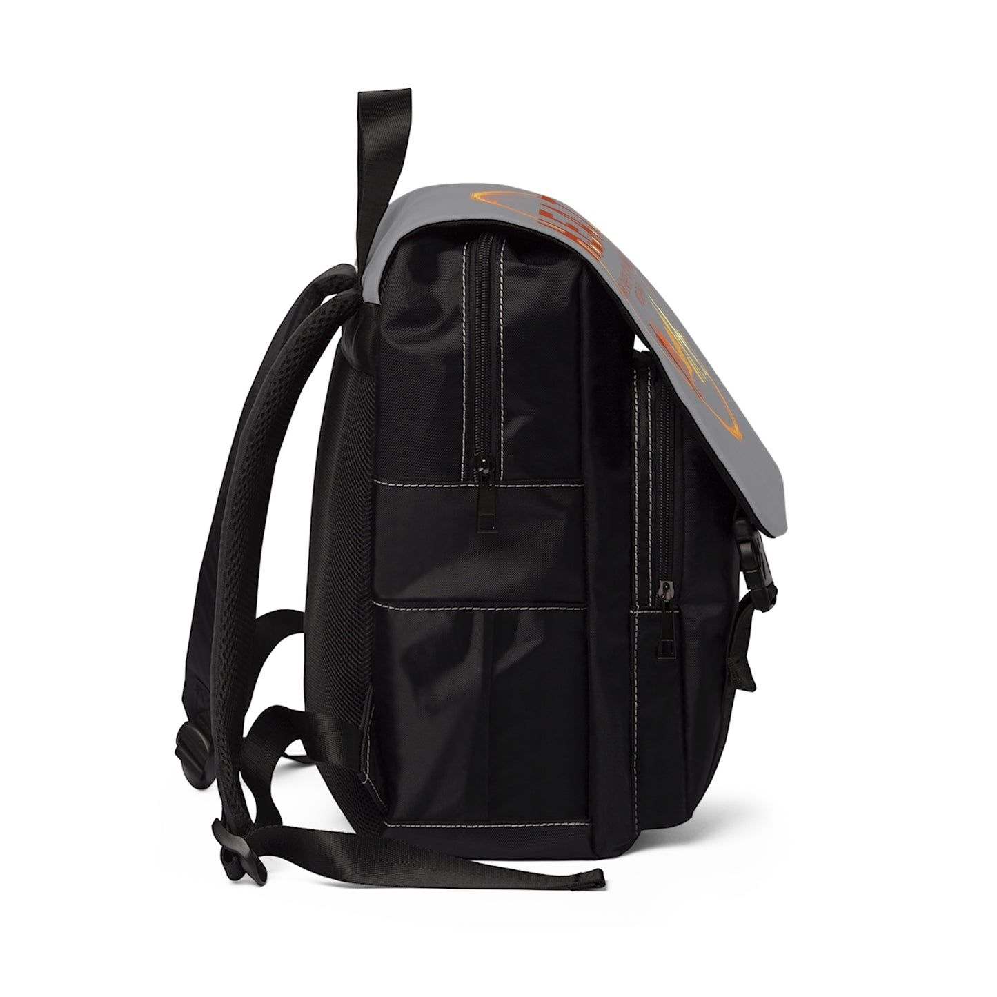 H.E.A.T. Branded Unisex Casual Shoulder Backpack - Grey
