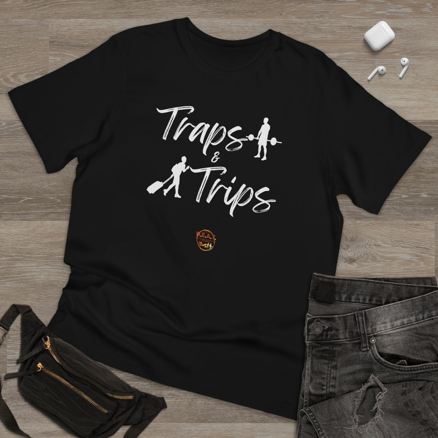 Traps and Trips H.E.A.T. Logo Shirt Front/Back Print