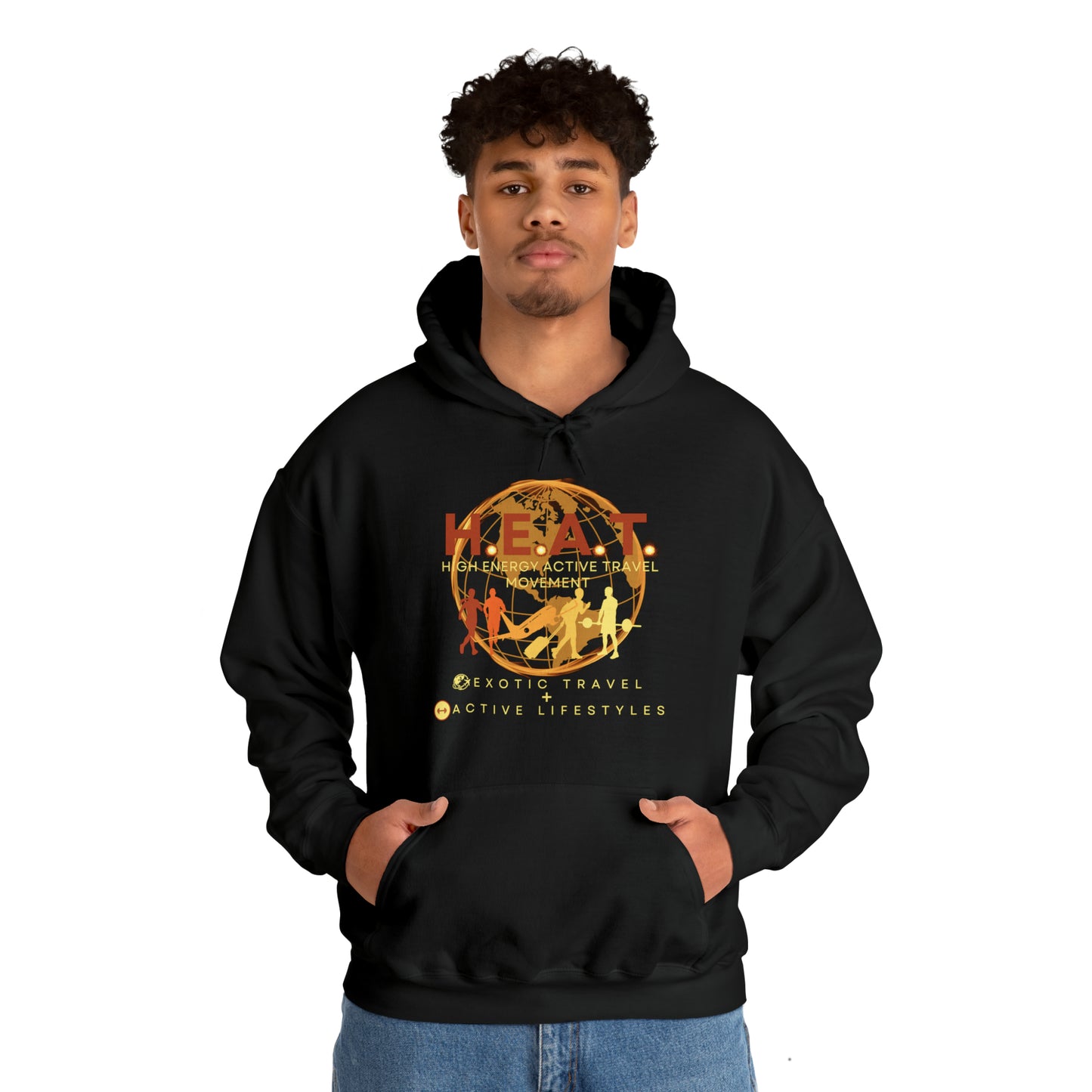 H.E.A.T. High Energy Active Travel Logo Hoodie