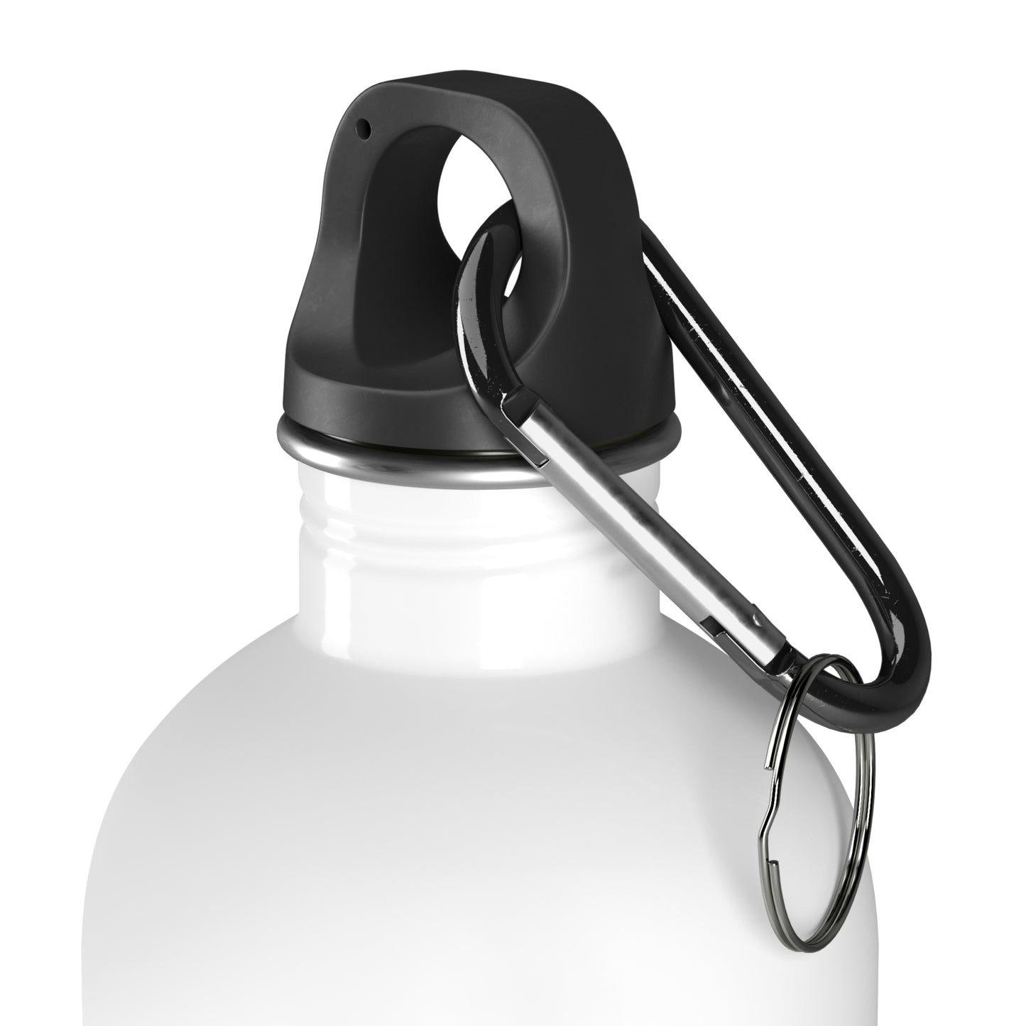 H.E.A.T Logo Stainless Steel Water Bottle - White