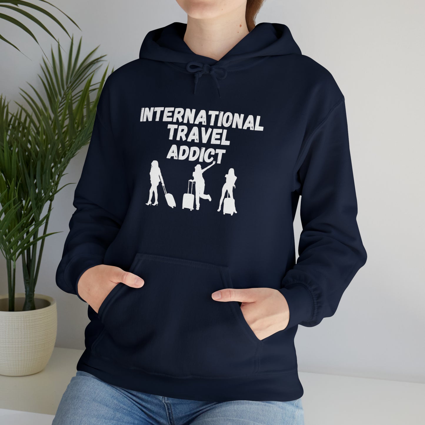 International Travel Addict Hoodie for Women