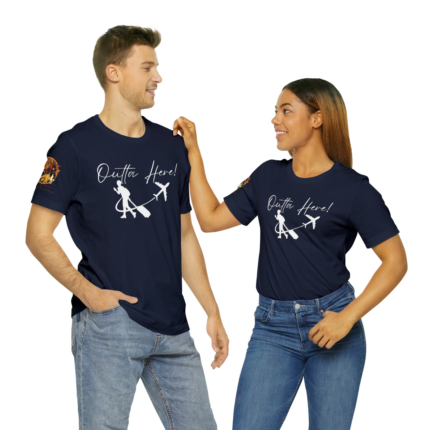 Outta Here! H.E.A.T. Logo Short Sleeve Tee