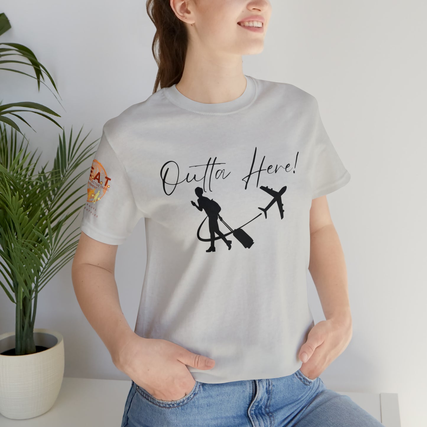 Outta Here! H.E.A.T. Logo Short Sleeve Tee