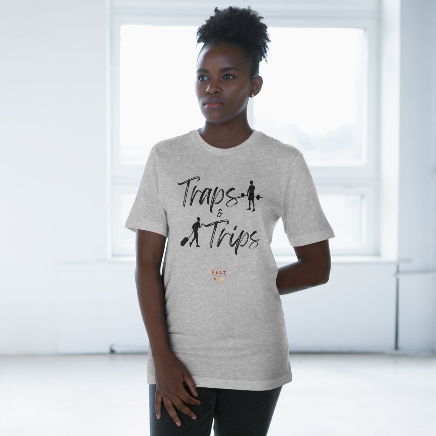 Traps and Trips H.E.A.T. Logo Shirt Front/Back Print