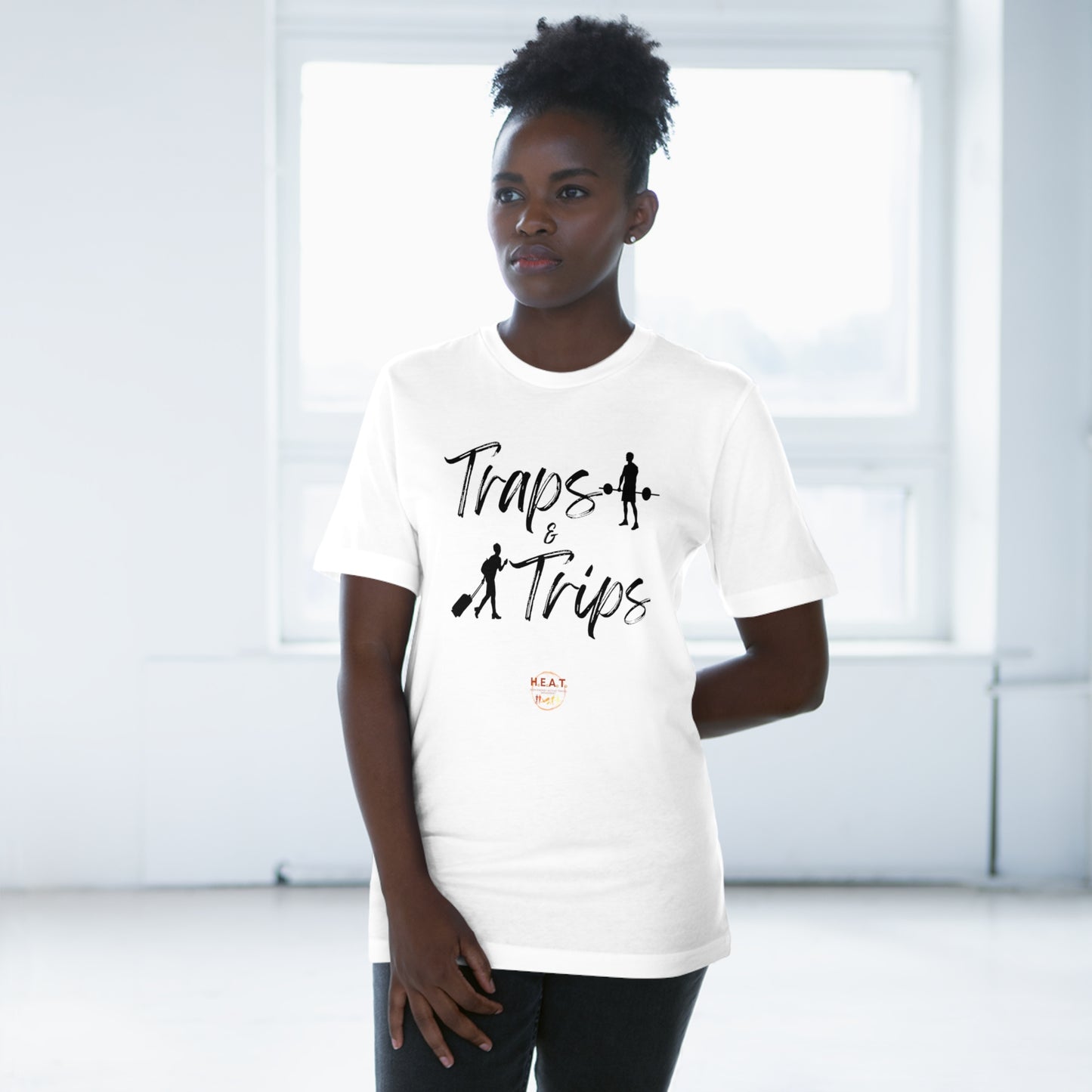 Traps and Trips H.E.A.T. Logo Shirt Front/Back Print