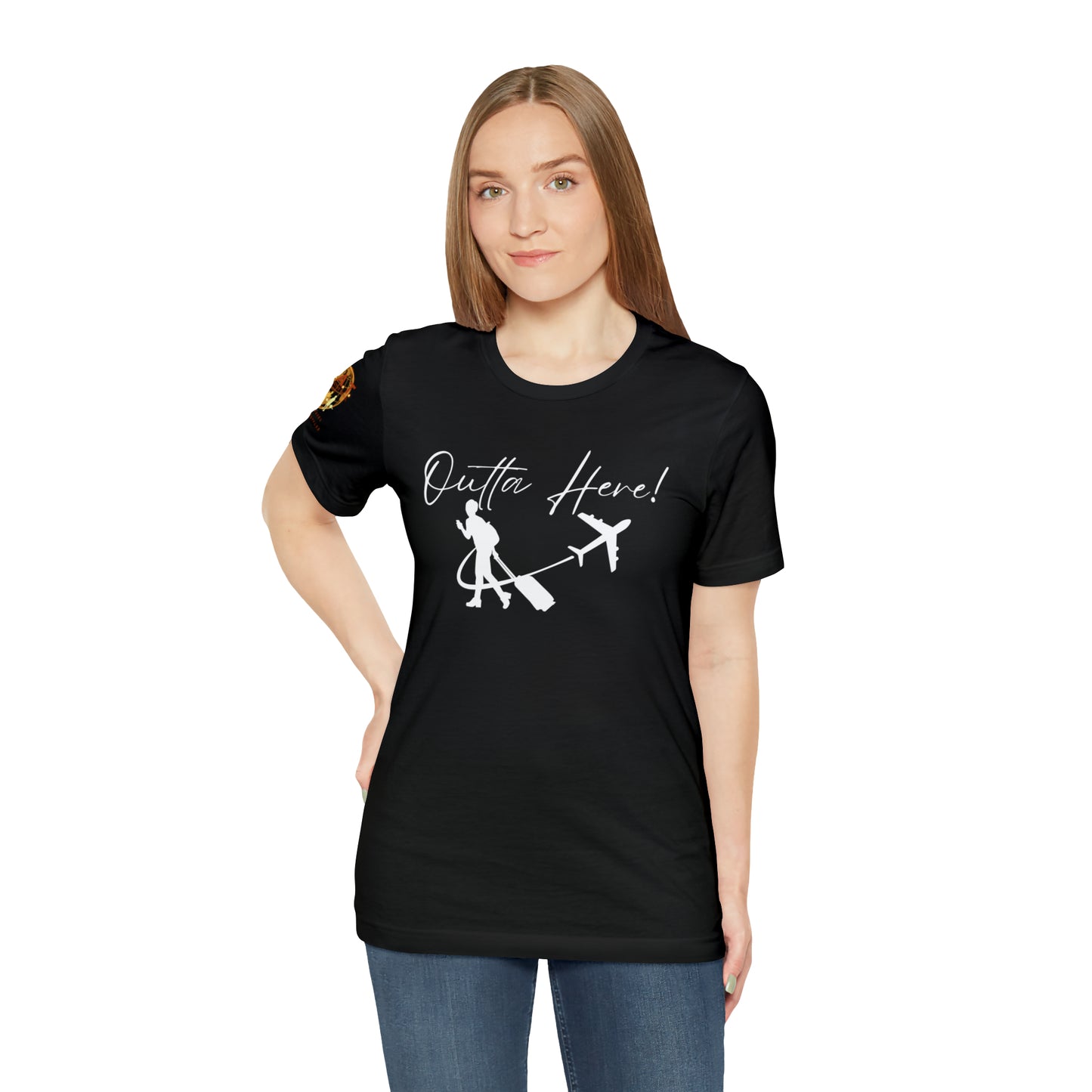 Outta Here! H.E.A.T. Logo Short Sleeve Tee