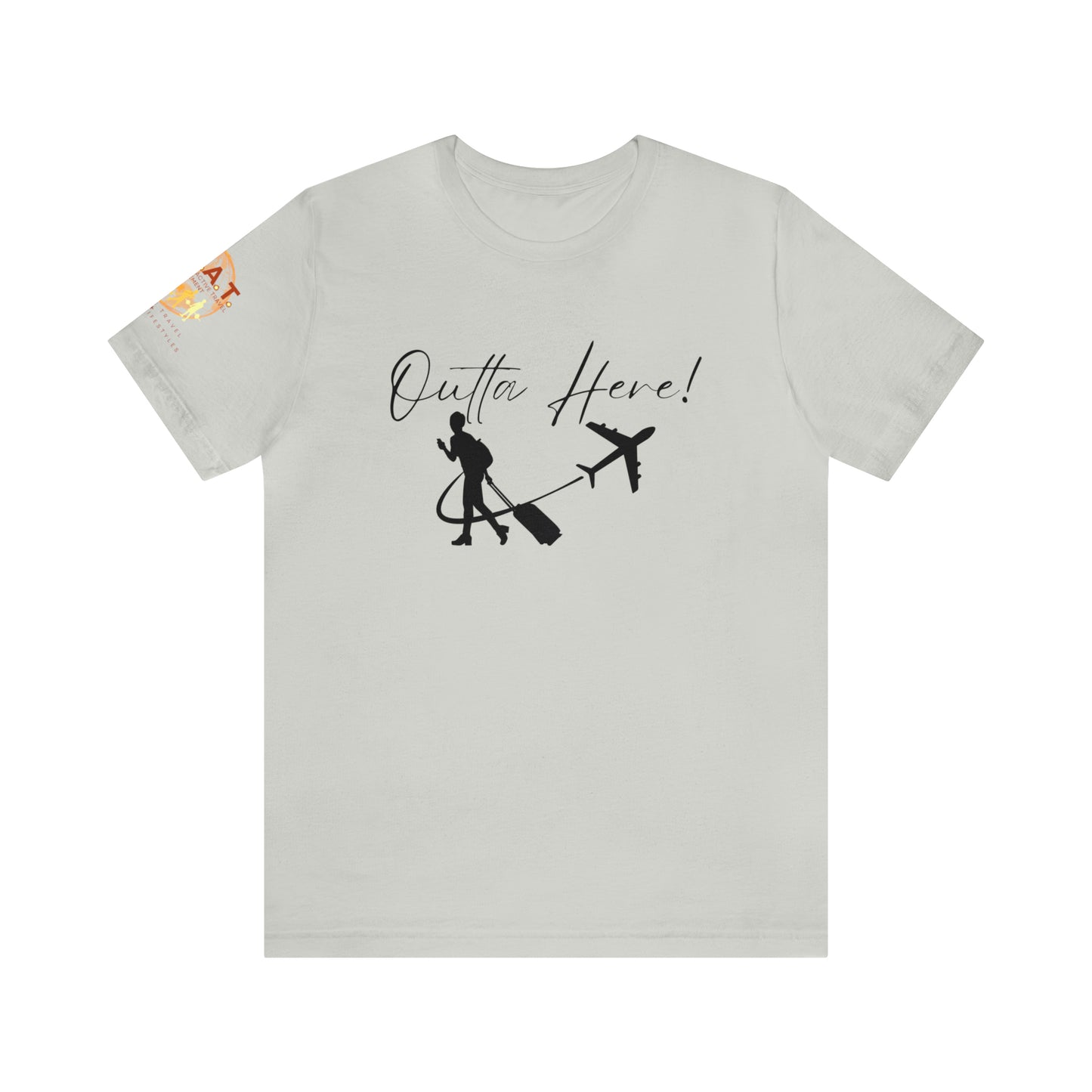 Outta Here! H.E.A.T. Logo Short Sleeve Tee