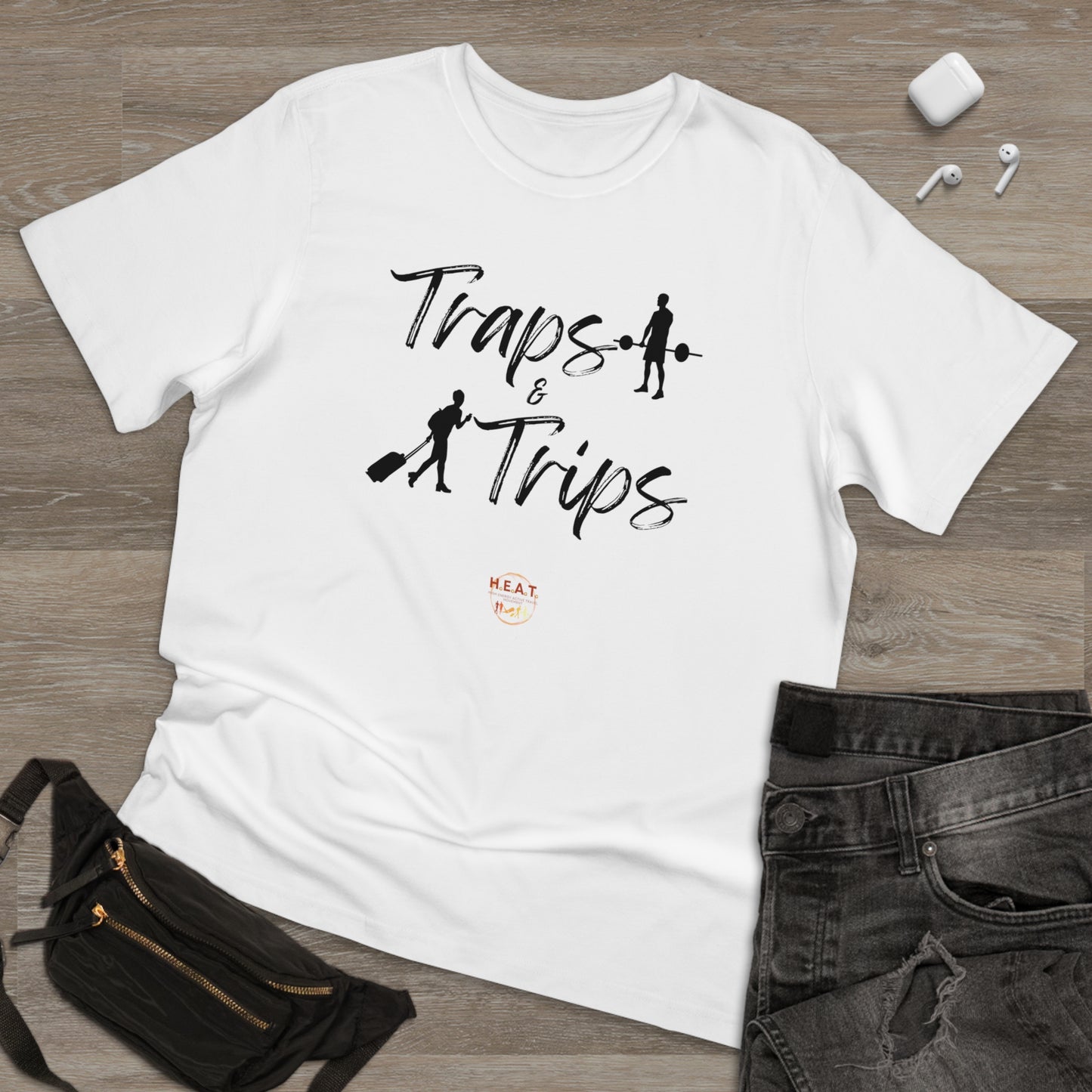 Traps and Trips H.E.A.T. Logo Shirt Front/Back Print
