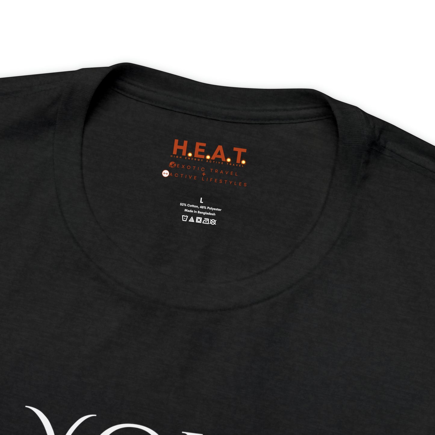 Your Comfort Zone Will Kill You H.E.A.T. Logo Short Sleeve Tee