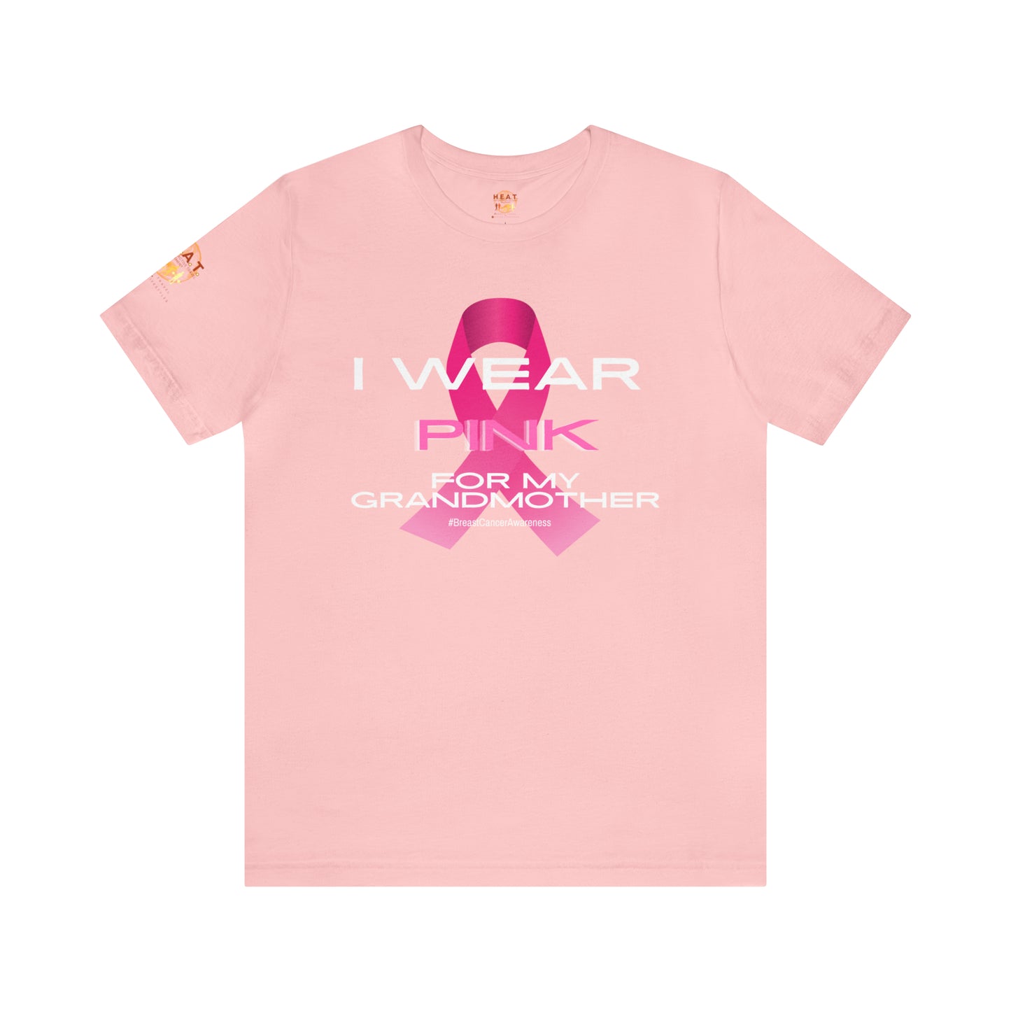 Pink For My Grandma Breast Cancer Short Sleeve Tee