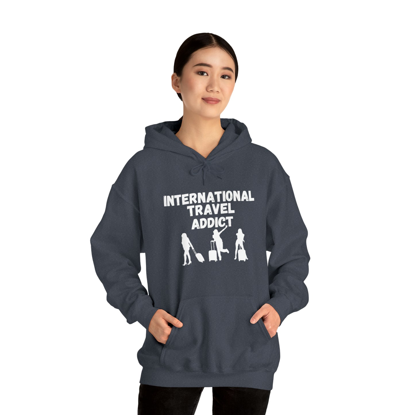 International Travel Addict Hoodie for Women