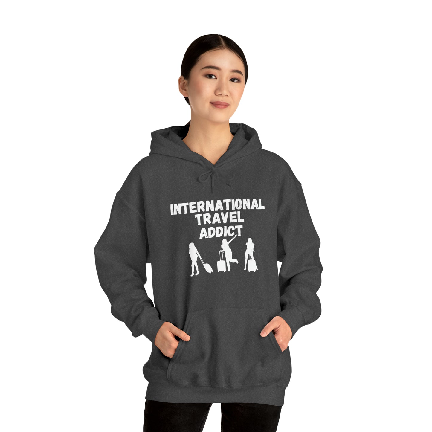 International Travel Addict Hoodie for Women