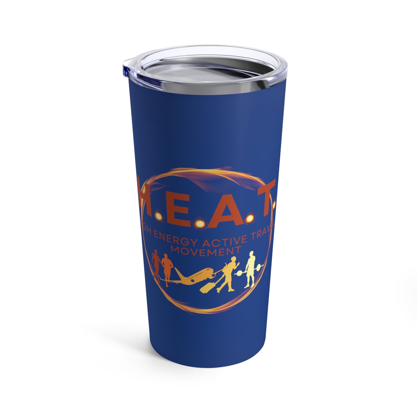 H.E.A.T. Logo Tumbler 20oz - Blue