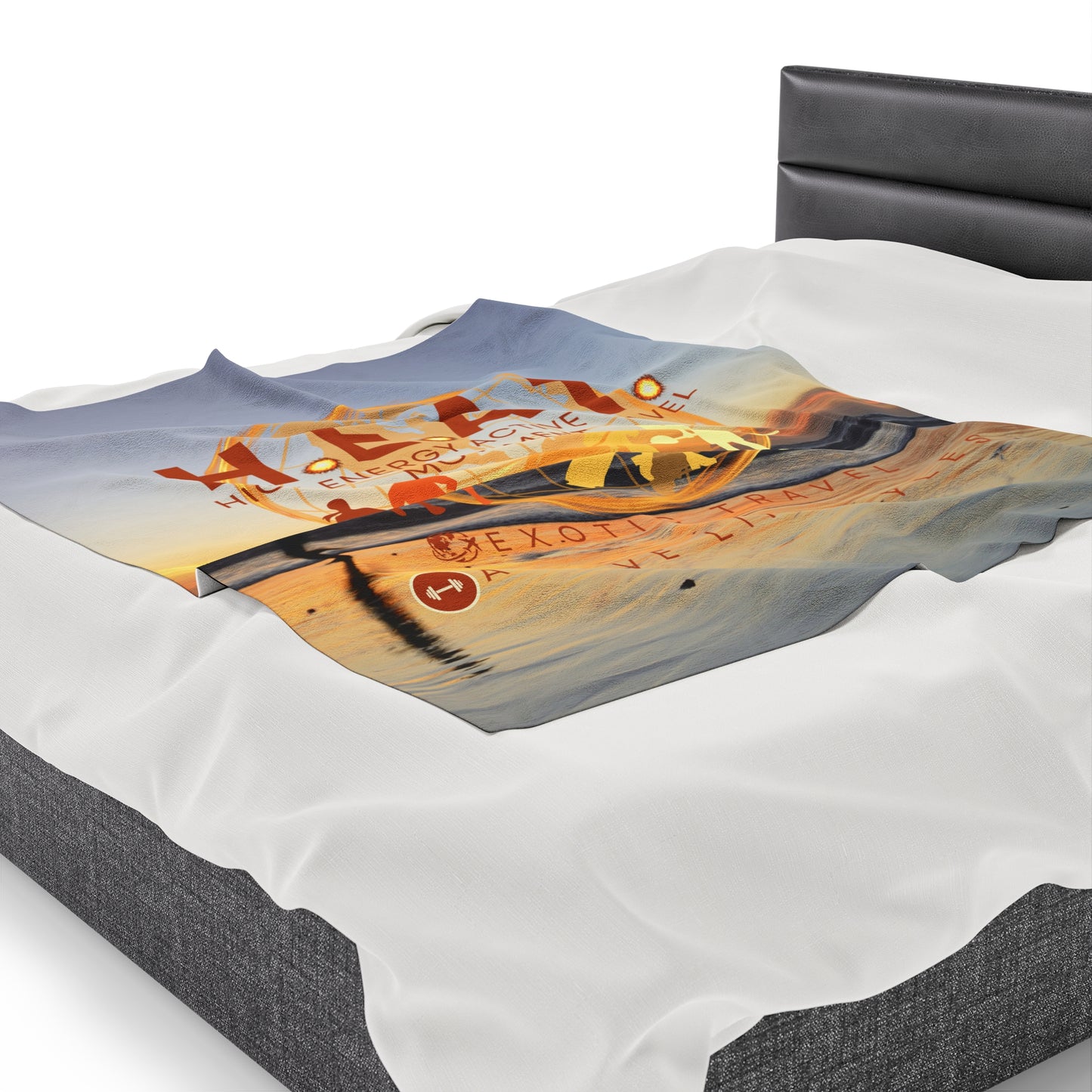 H.E.A.T. Logo Velveteen Extra Comfy Plush Blanket