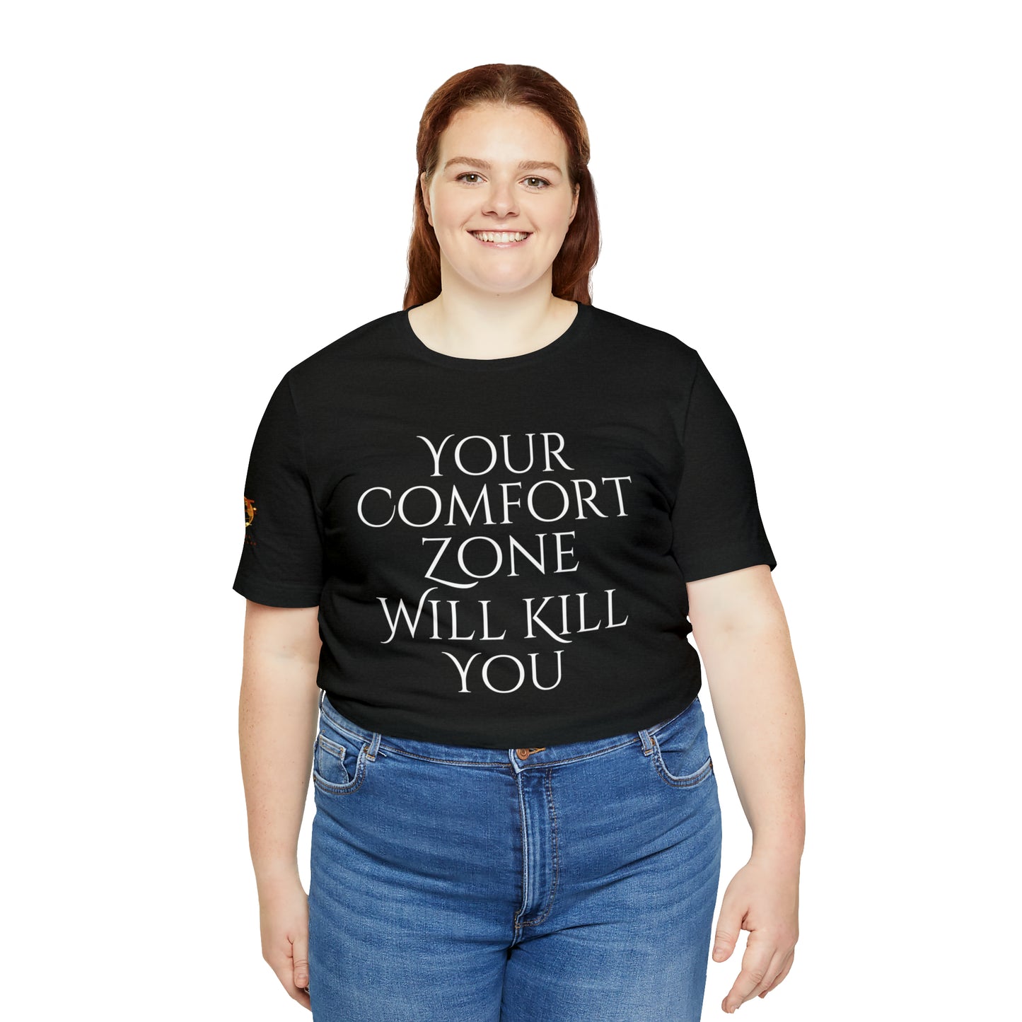 Your Comfort Zone Will Kill You H.E.A.T. Logo Short Sleeve Tee