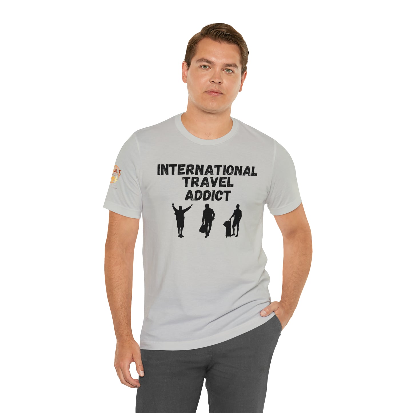 International Travel Addict - Men's Short Sleeve Tee