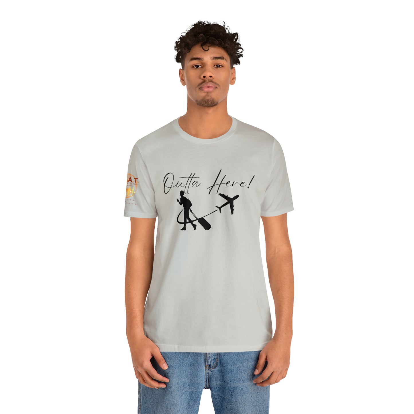 Outta Here! H.E.A.T. Logo Short Sleeve Tee
