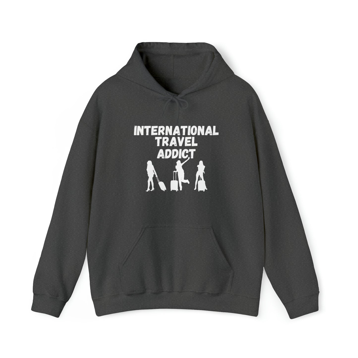 International Travel Addict Hoodie for Women