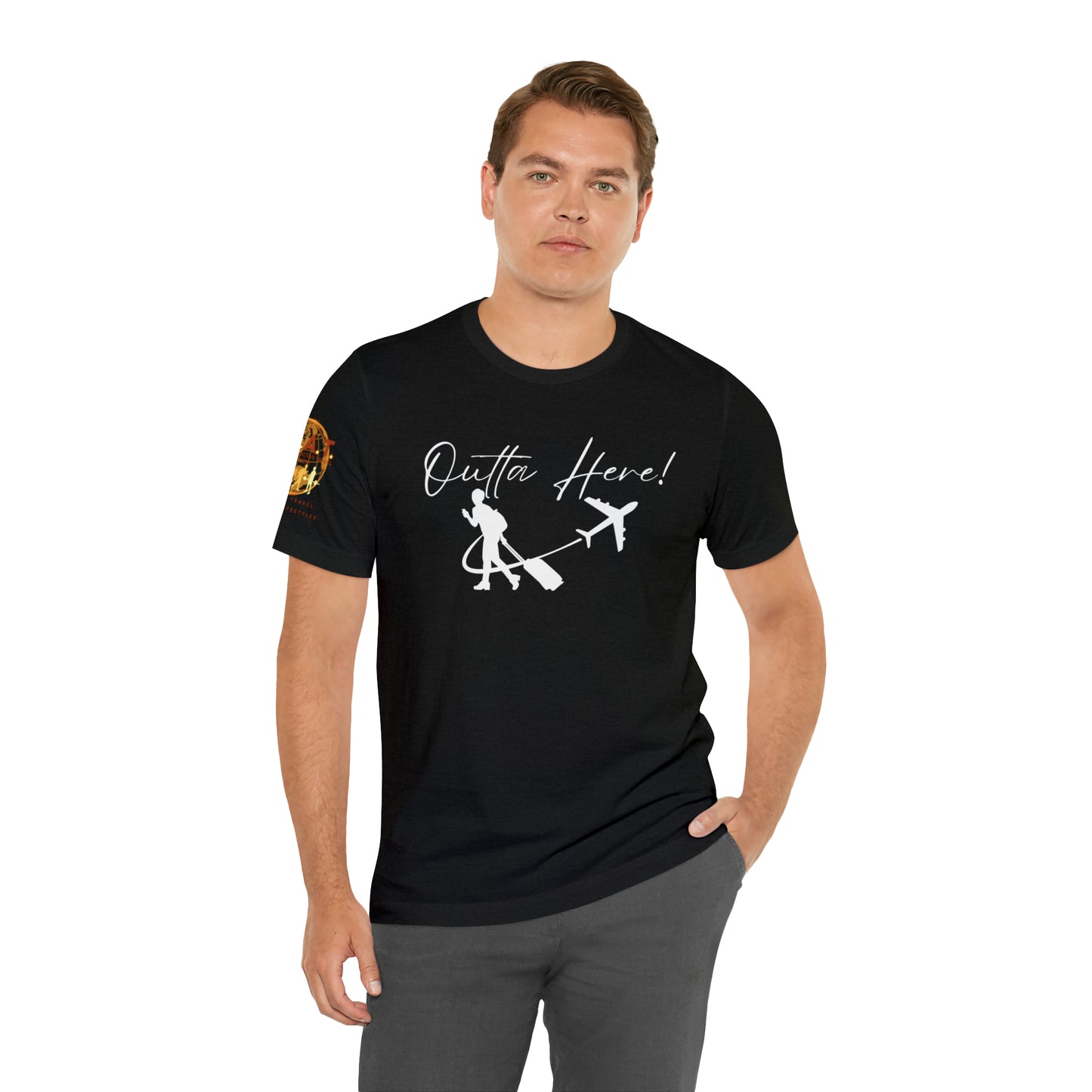 Outta Here! H.E.A.T. Logo Short Sleeve Tee