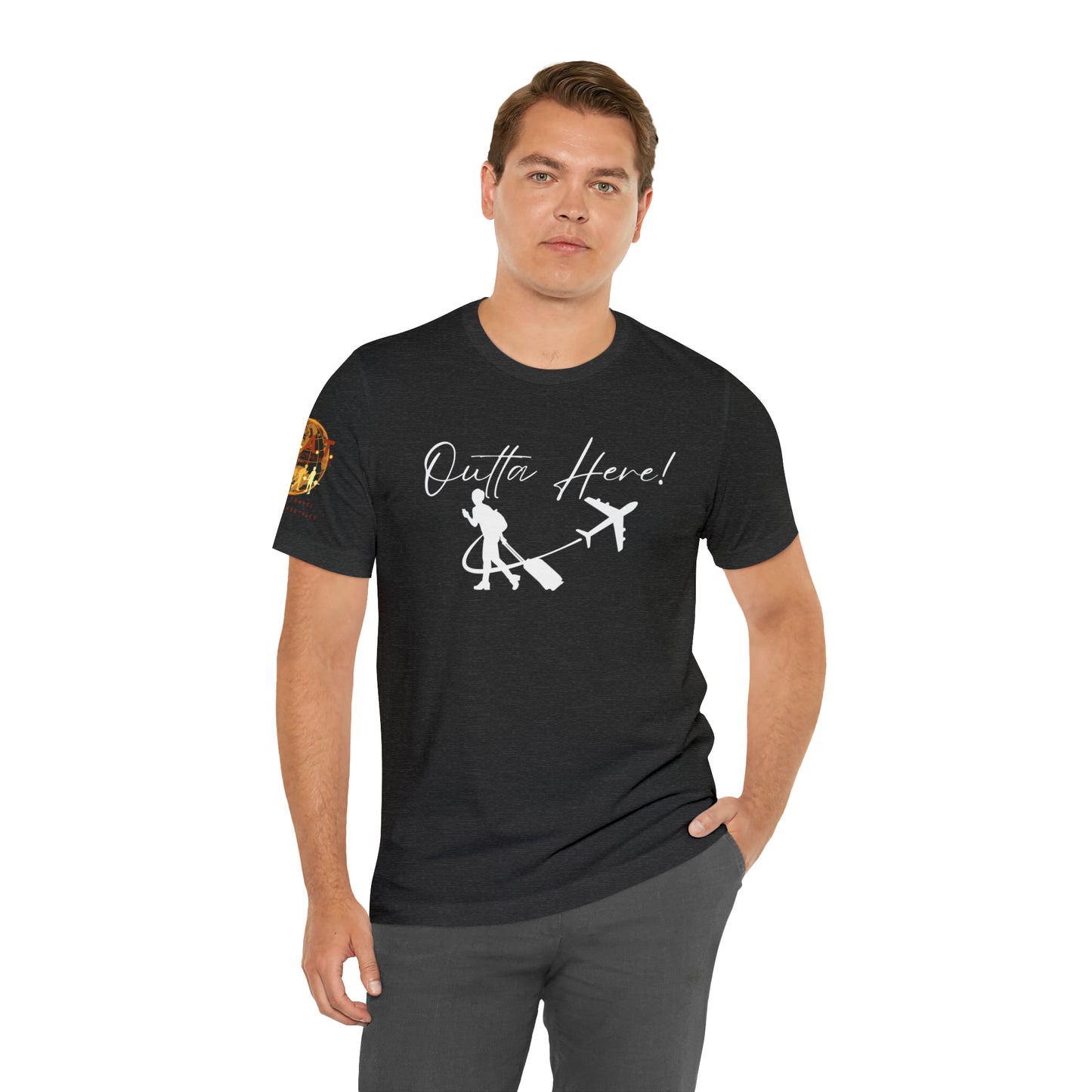 Outta Here! H.E.A.T. Logo Short Sleeve Tee