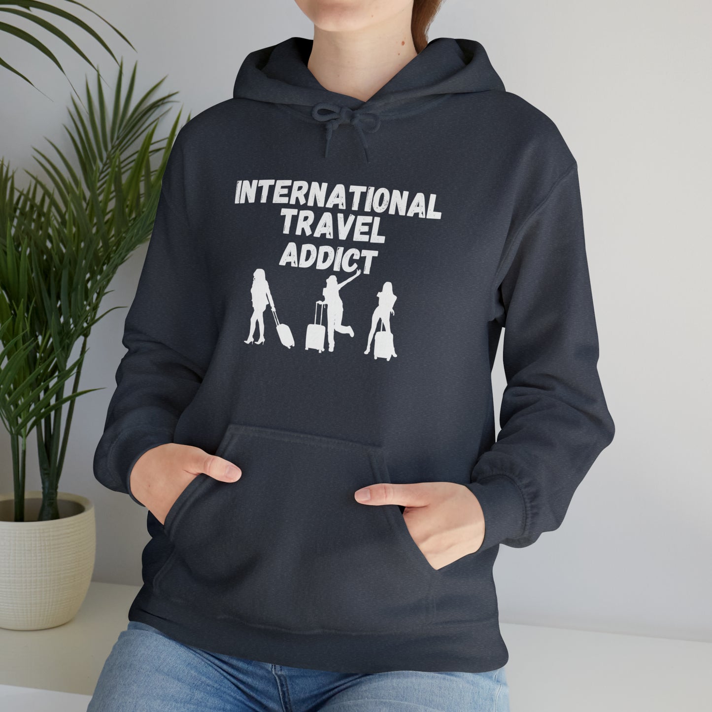 International Travel Addict Hoodie for Women