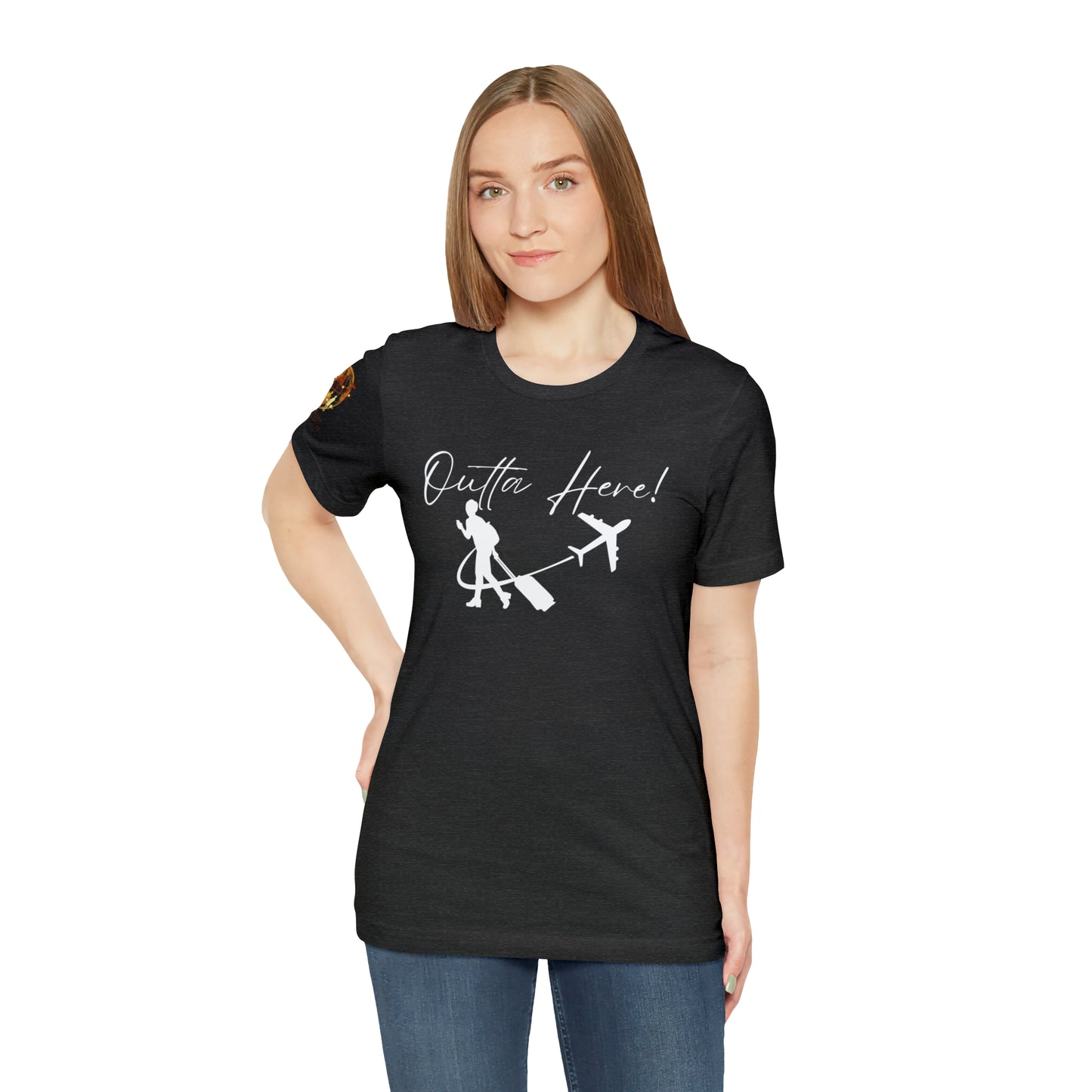 Outta Here! H.E.A.T. Logo Short Sleeve Tee