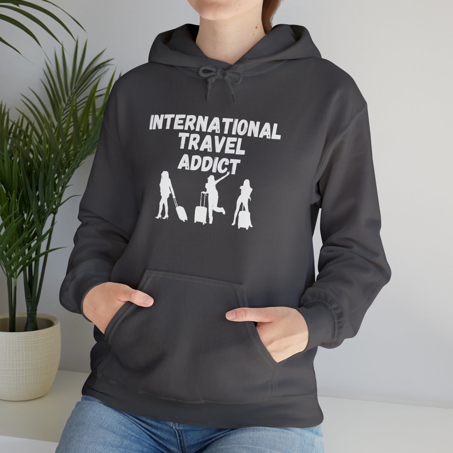 International Travel Addict Hoodie for Women
