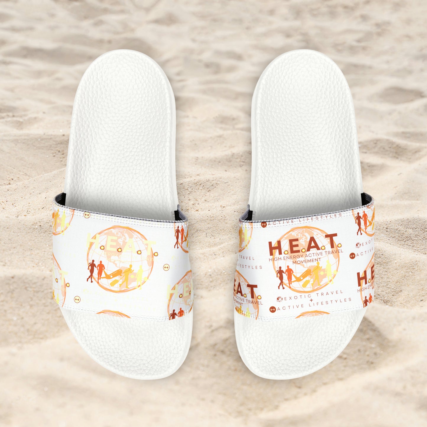 H.E.A.T. Logo Slide Sandals