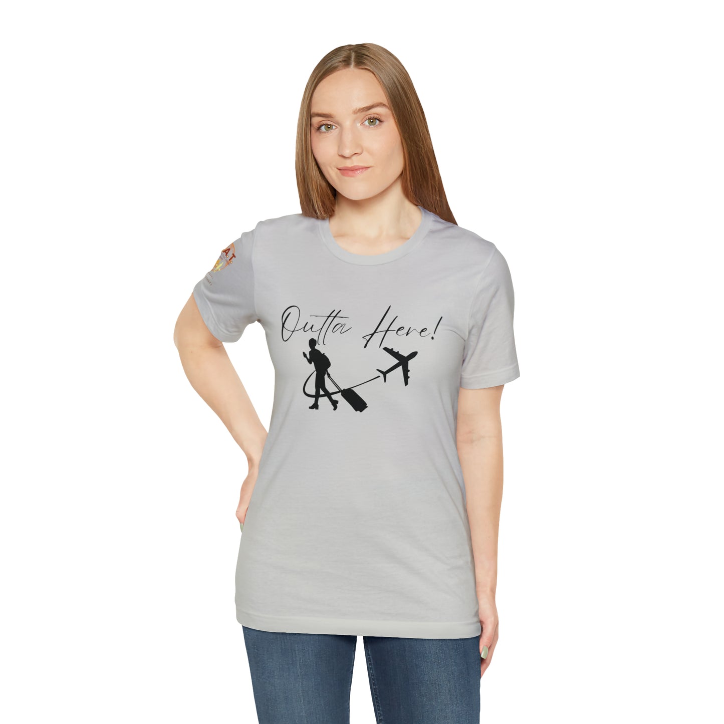 Outta Here! H.E.A.T. Logo Short Sleeve Tee