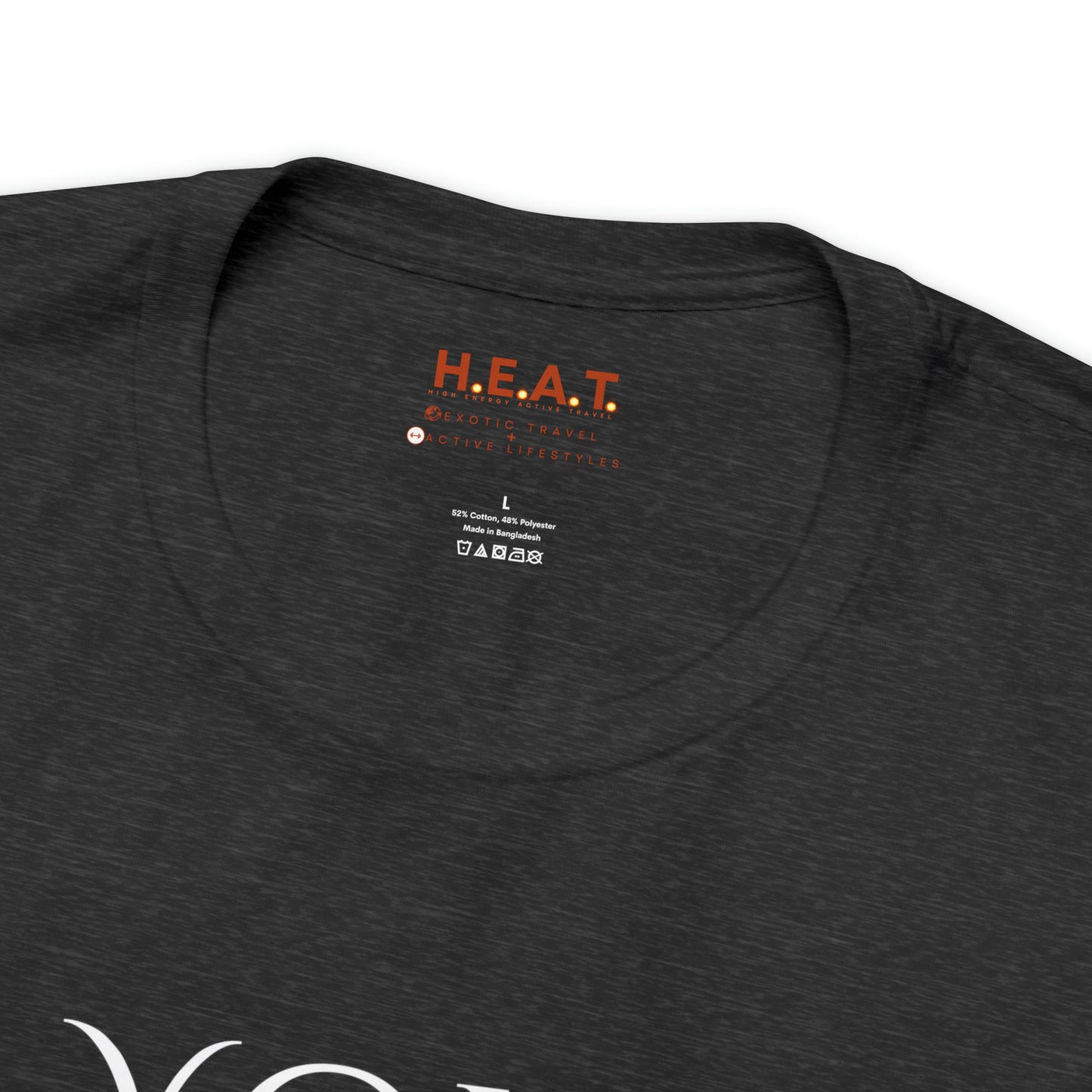 Your Comfort Zone Will Kill You H.E.A.T. Logo Short Sleeve Tee