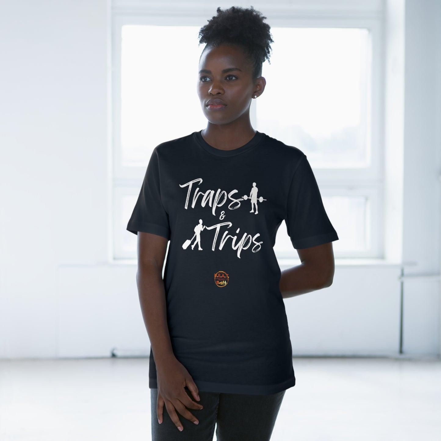 Traps and Trips H.E.A.T. Logo Shirt Front/Back Print