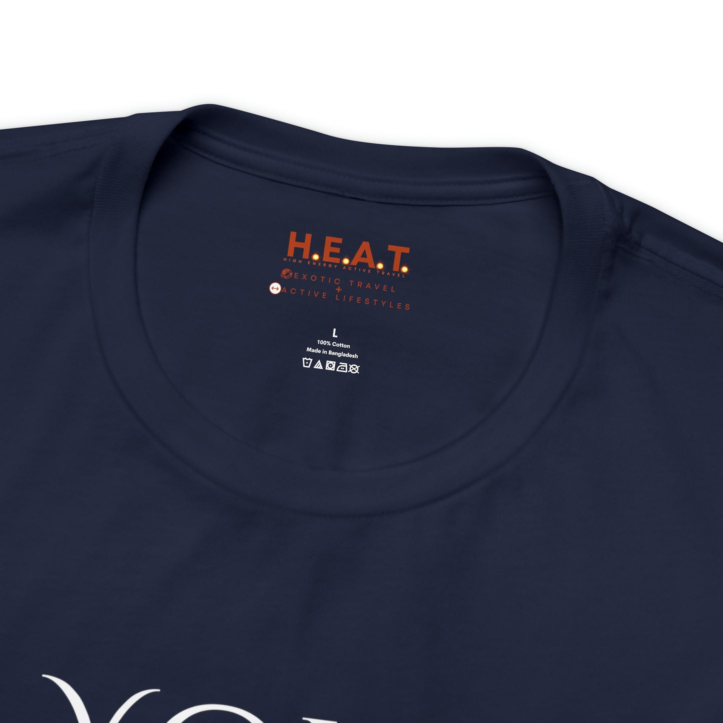 Your Comfort Zone Will Kill You H.E.A.T. Logo Short Sleeve Tee