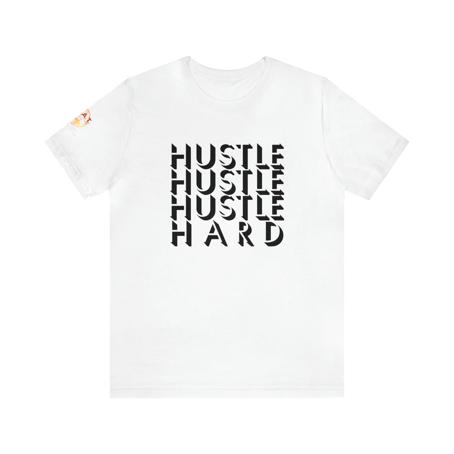 HUSTLE HARD! H.E.A.T. Logo Short Sleeve Tee