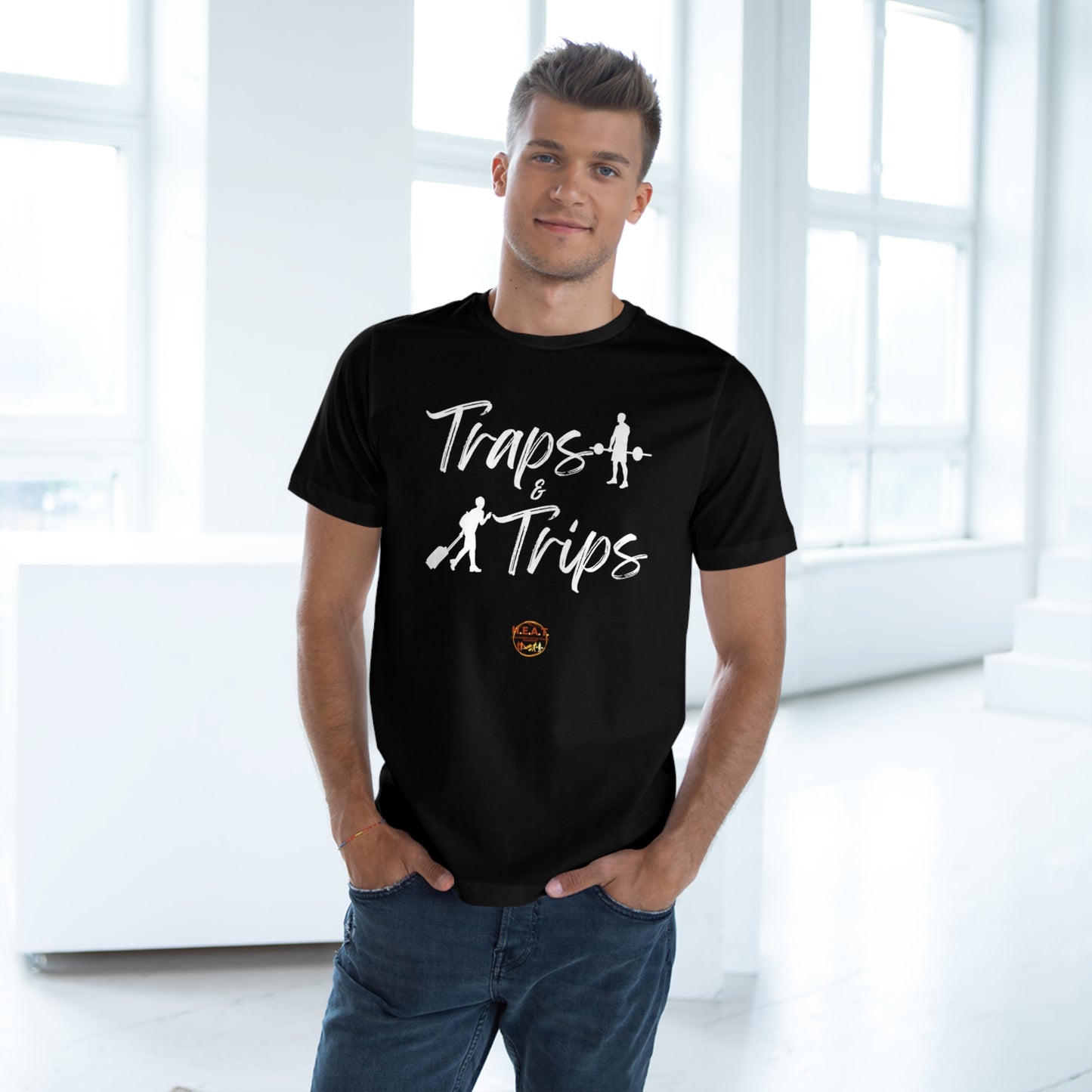 Traps and Trips H.E.A.T. Logo Shirt Front/Back Print
