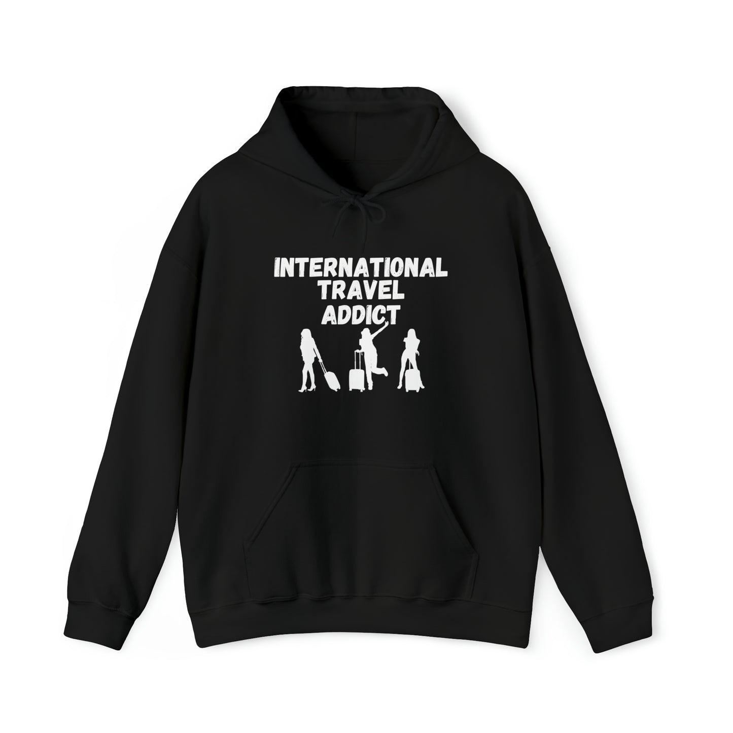 International Travel Addict Hoodie for Women