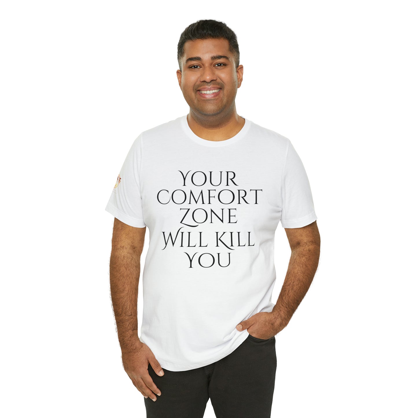 Your Comfort Zone Will Kill You H.E.A.T. Logo Short Sleeve Tee