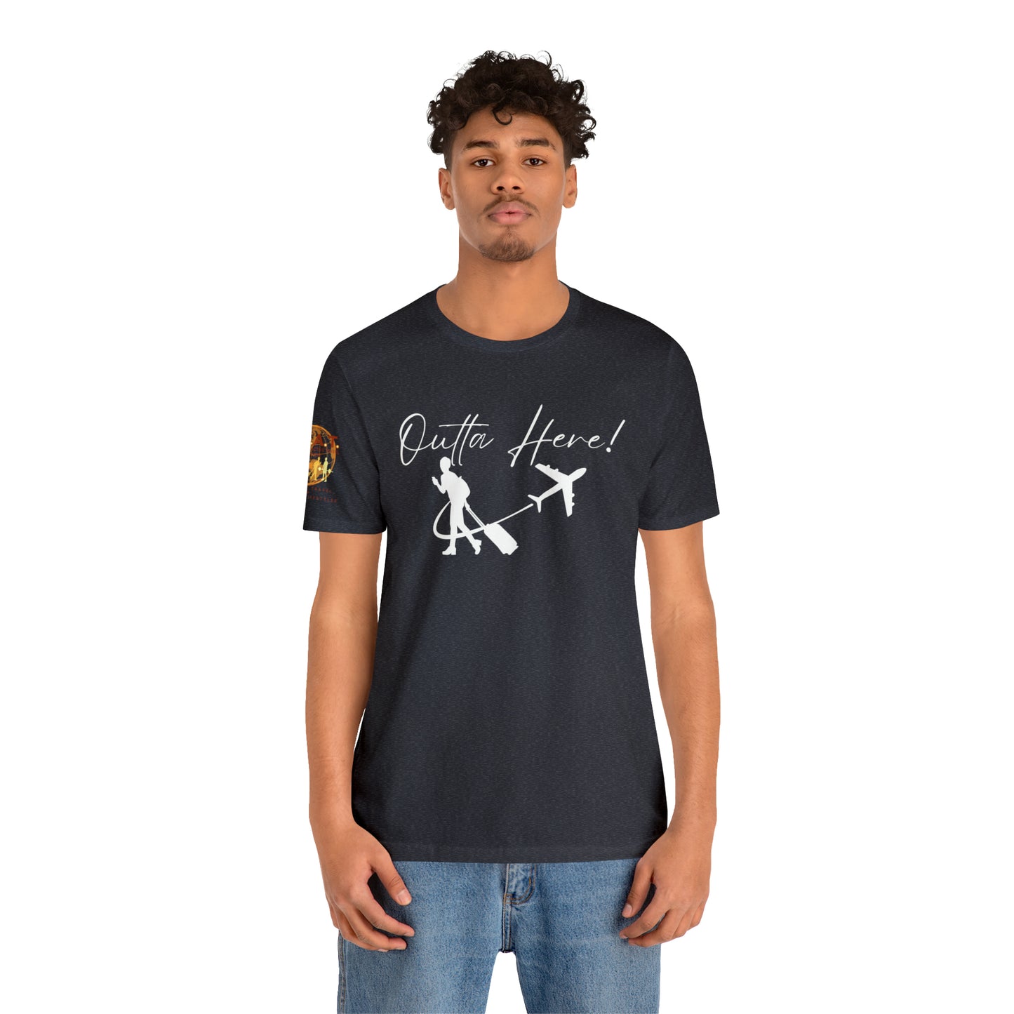 Outta Here! H.E.A.T. Logo Short Sleeve Tee