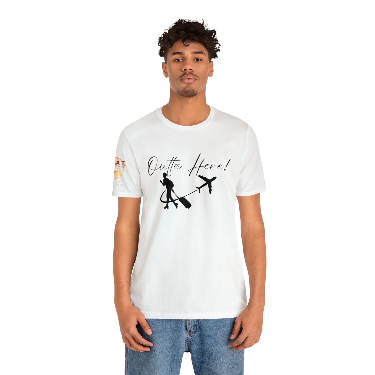 Outta Here! H.E.A.T. Logo Short Sleeve Tee