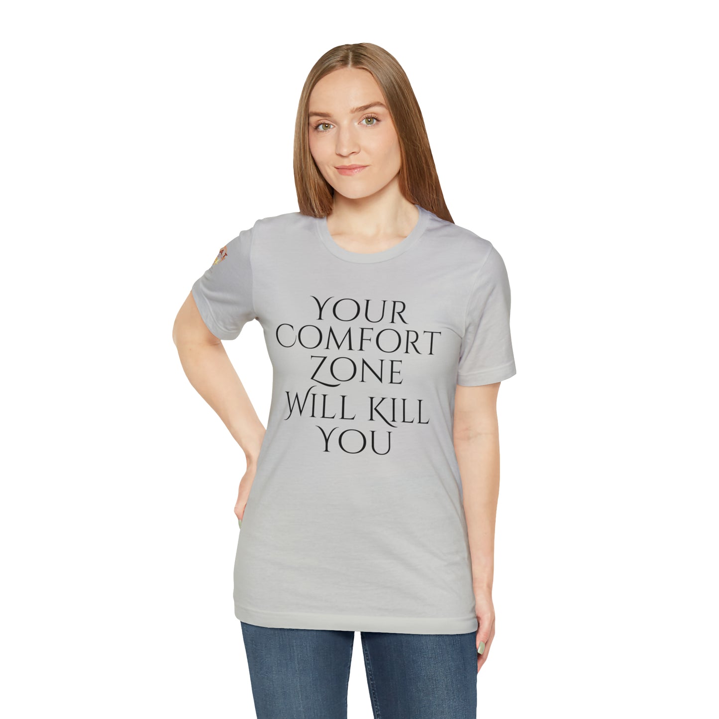 Your Comfort Zone Will Kill You H.E.A.T. Logo Short Sleeve Tee