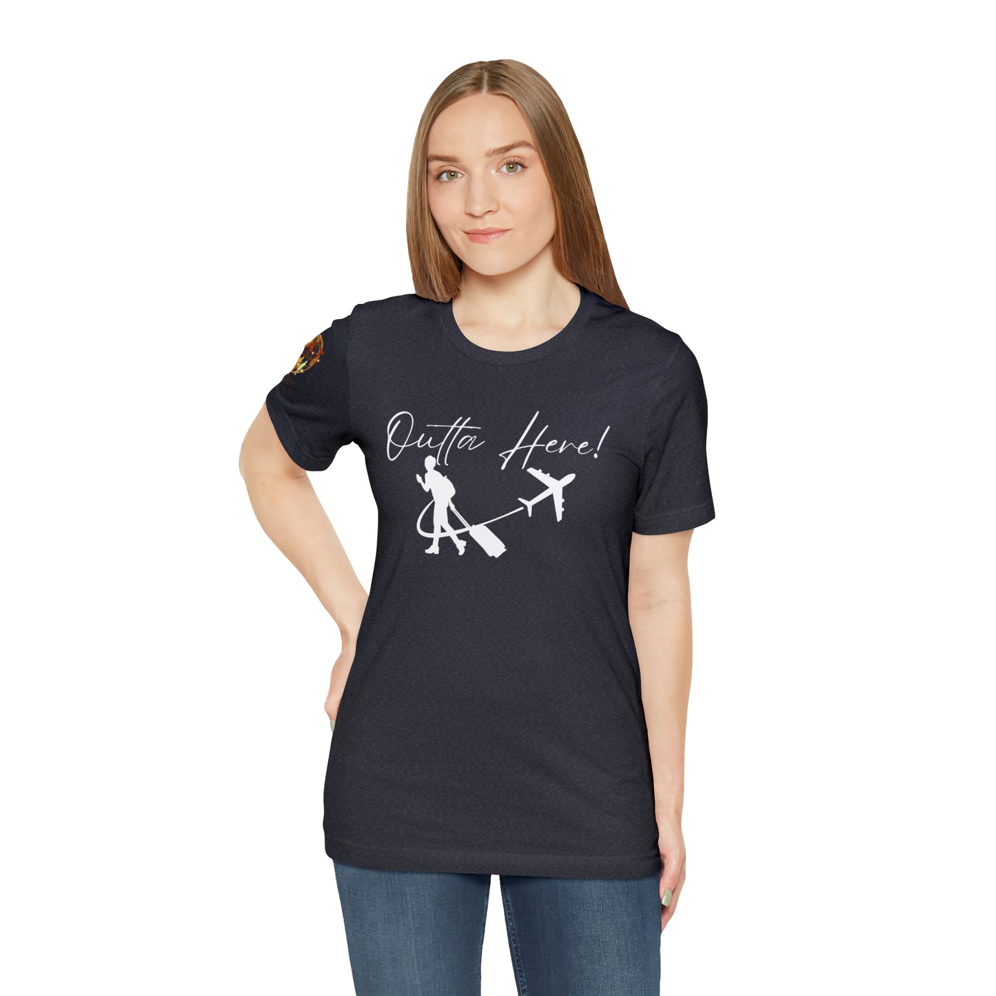 Outta Here! H.E.A.T. Logo Short Sleeve Tee