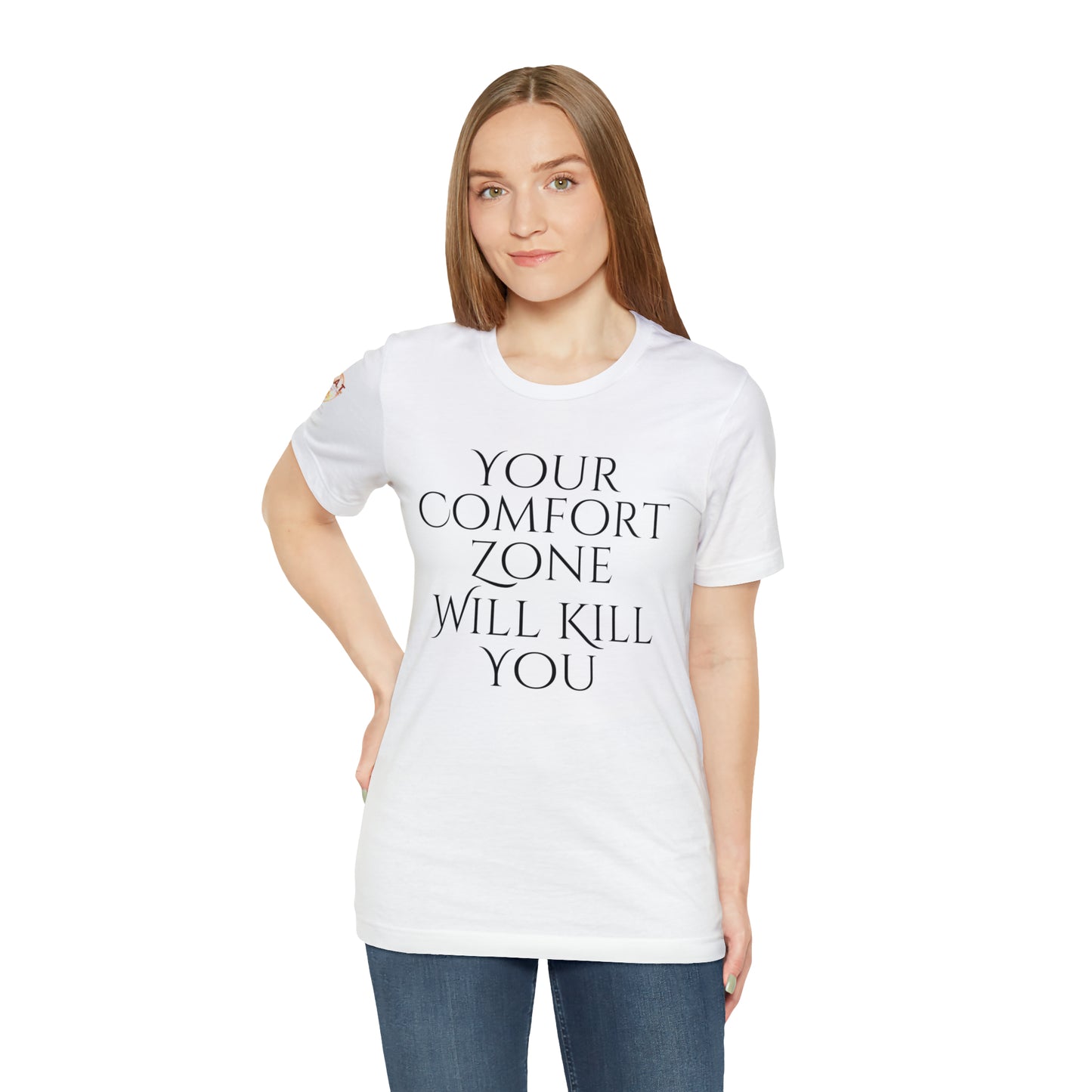 Your Comfort Zone Will Kill You H.E.A.T. Logo Short Sleeve Tee