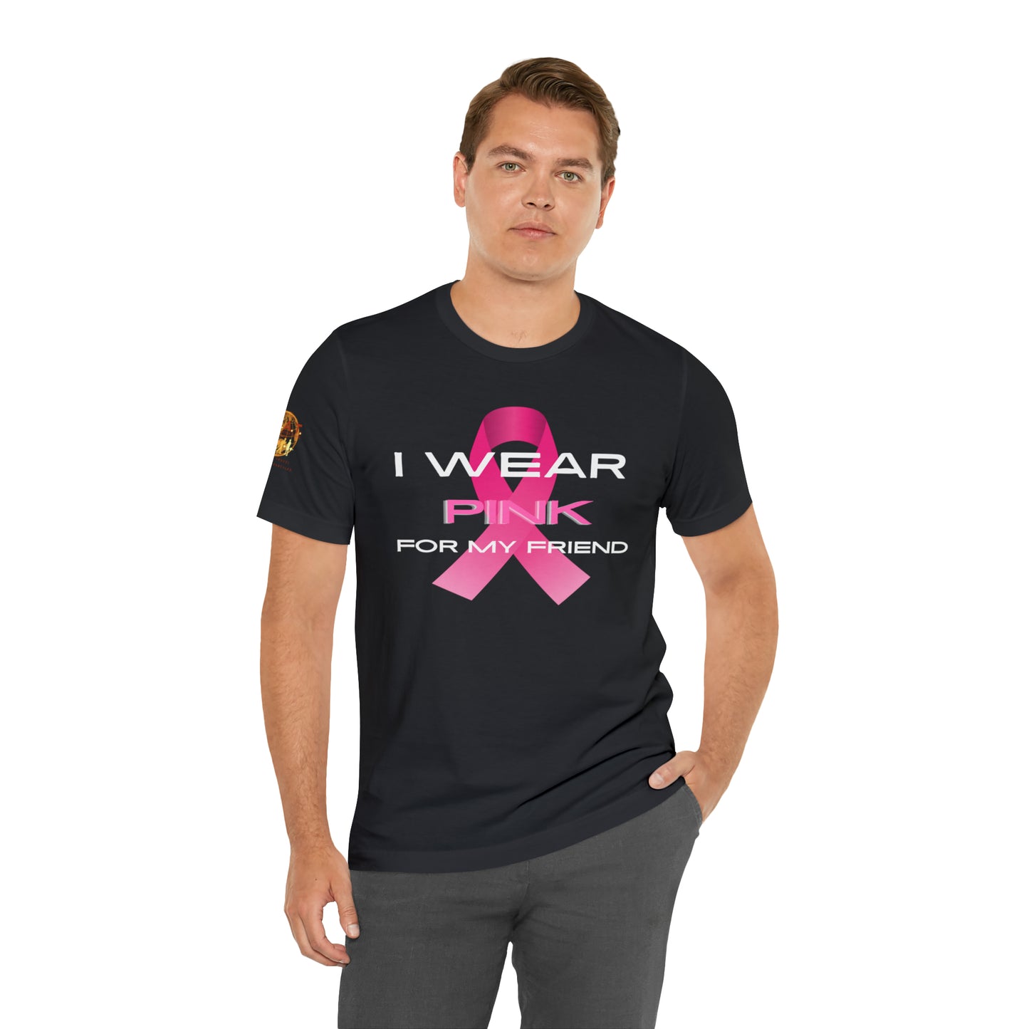 Pink For My Friend Breast Cancer Short Sleeve Tee