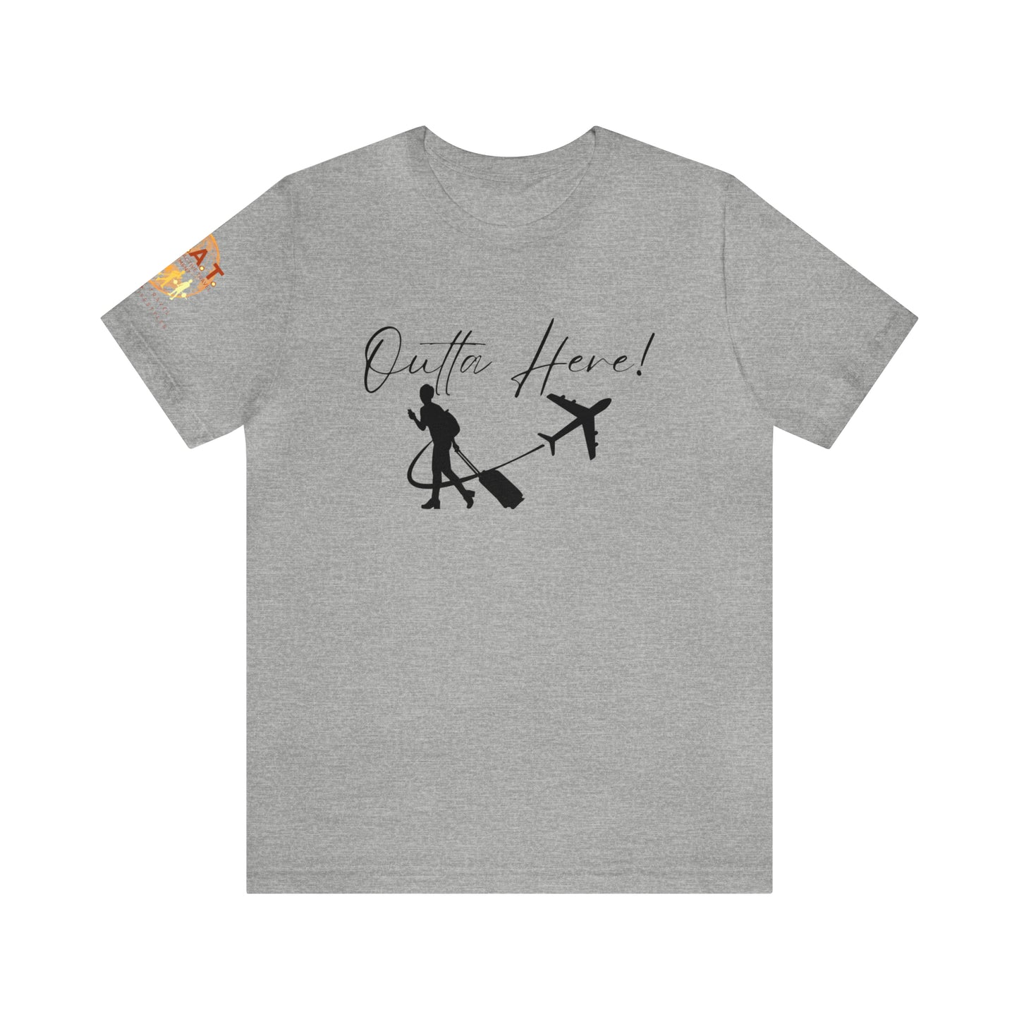 Outta Here! H.E.A.T. Logo Short Sleeve Tee