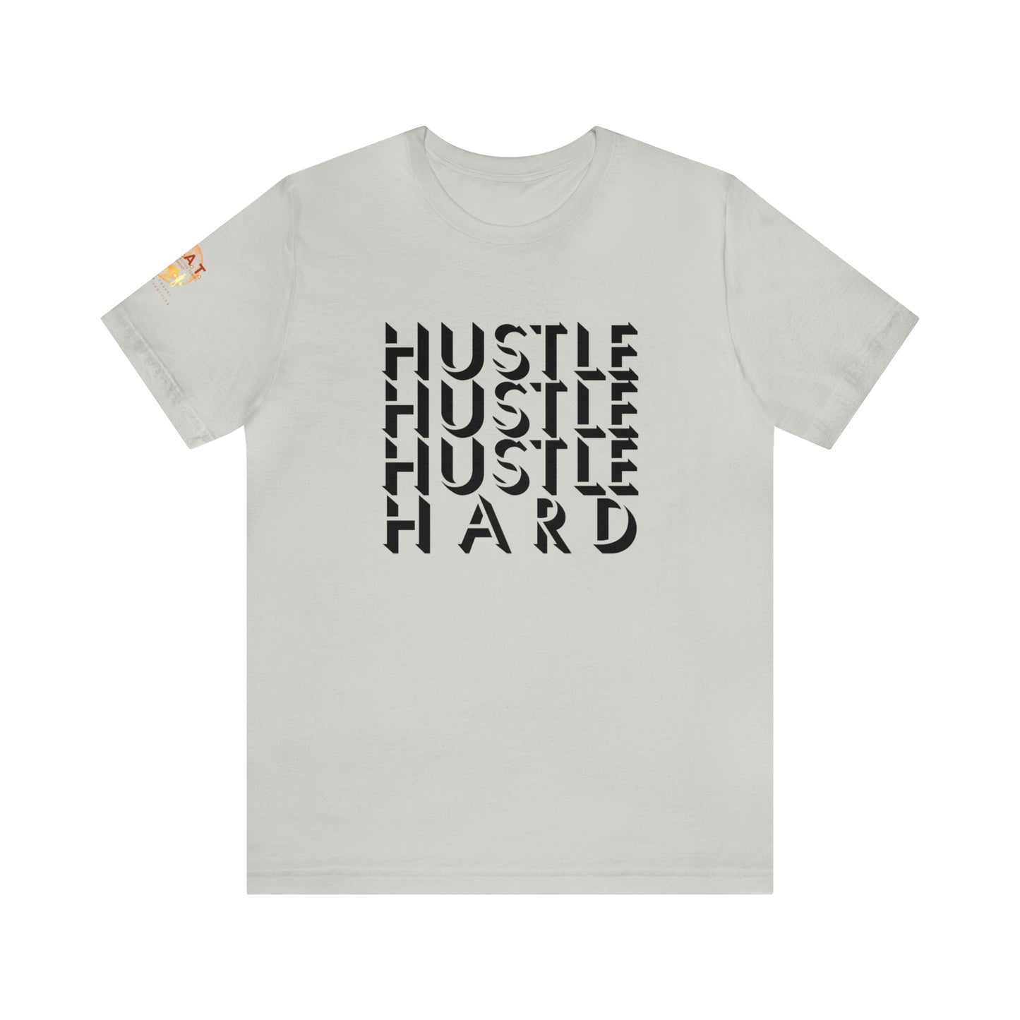 HUSTLE HARD! H.E.A.T. Logo Short Sleeve Tee