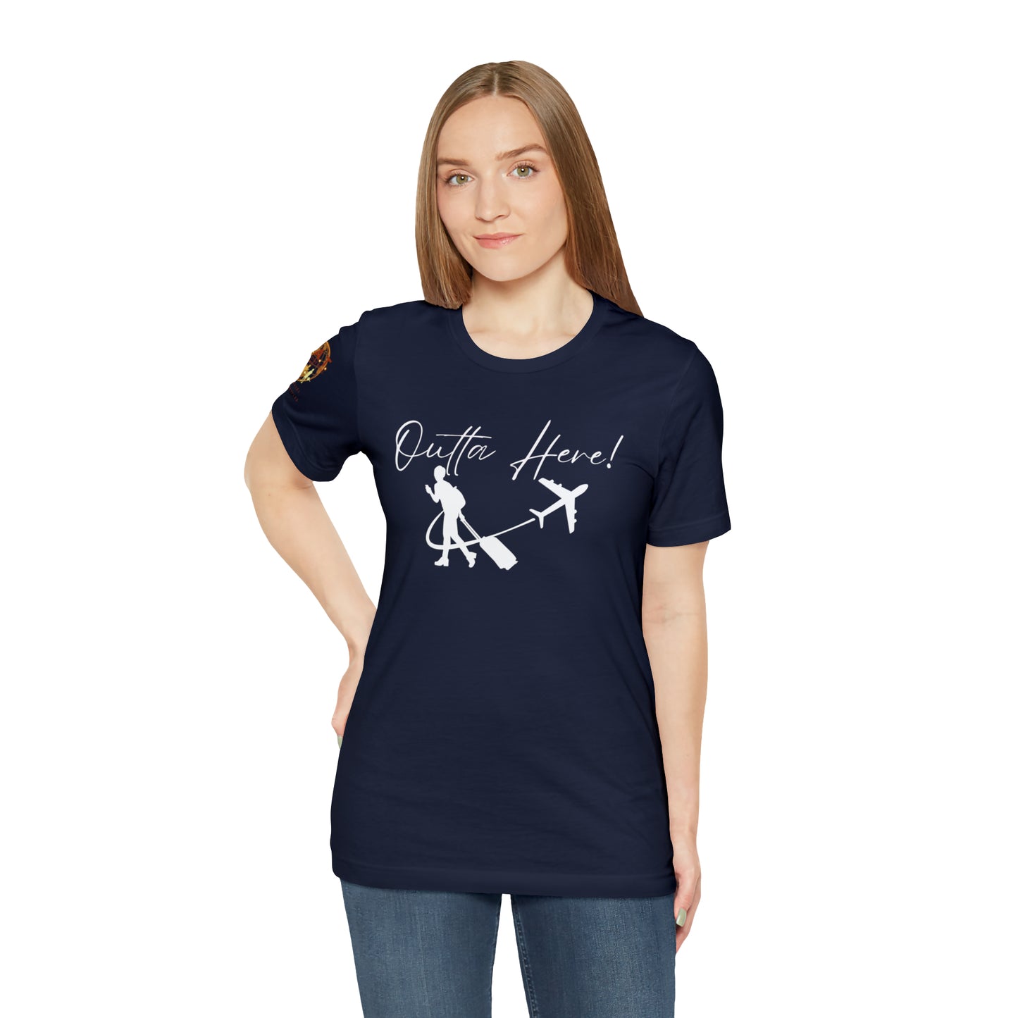 Outta Here! H.E.A.T. Logo Short Sleeve Tee