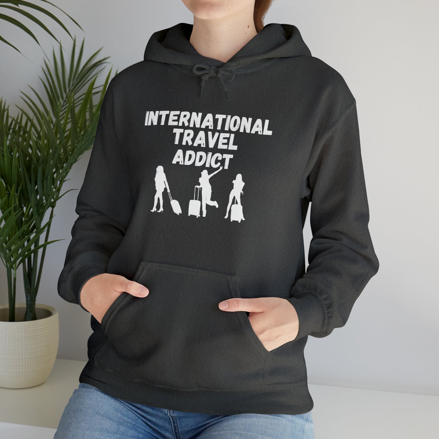 International Travel Addict Hoodie for Women
