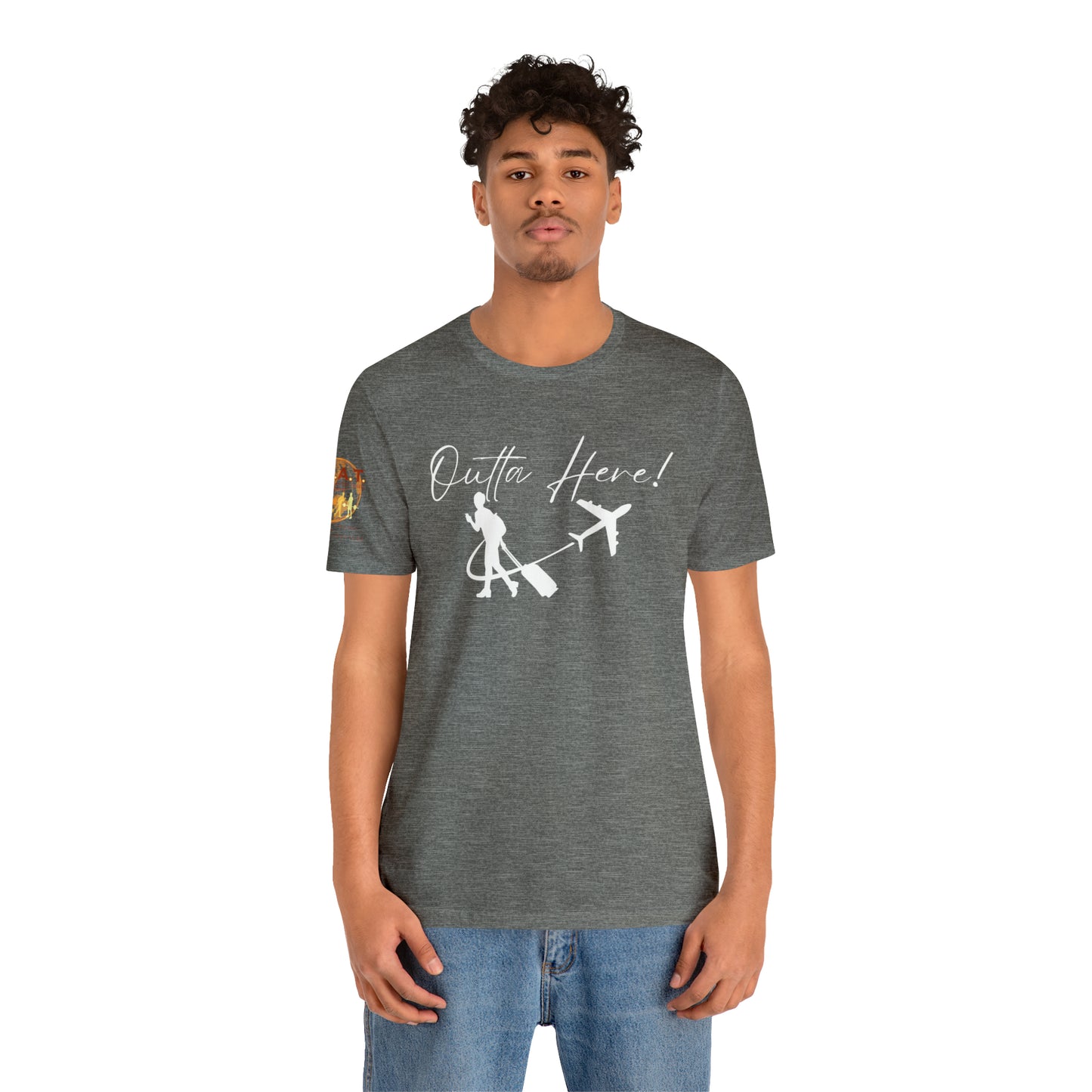 Outta Here! H.E.A.T. Logo Short Sleeve Tee