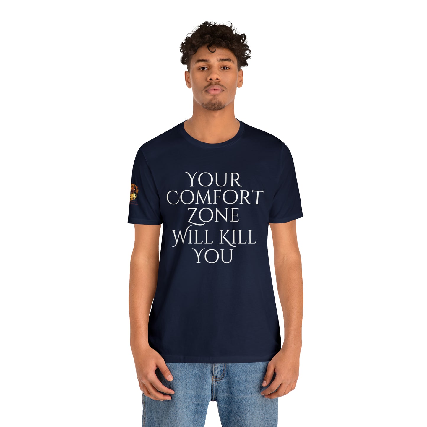 Your Comfort Zone Will Kill You H.E.A.T. Logo Short Sleeve Tee