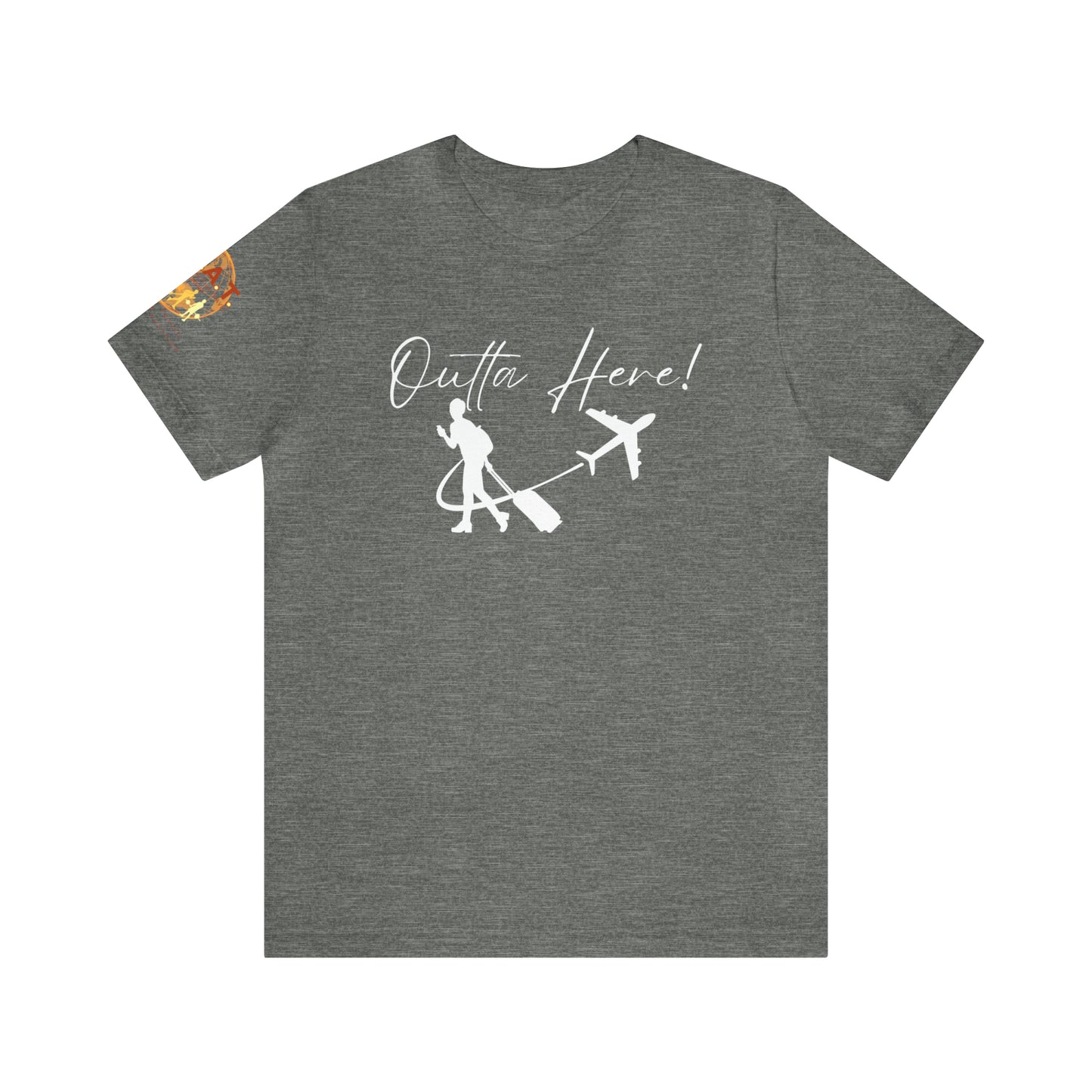 Outta Here! H.E.A.T. Logo Short Sleeve Tee