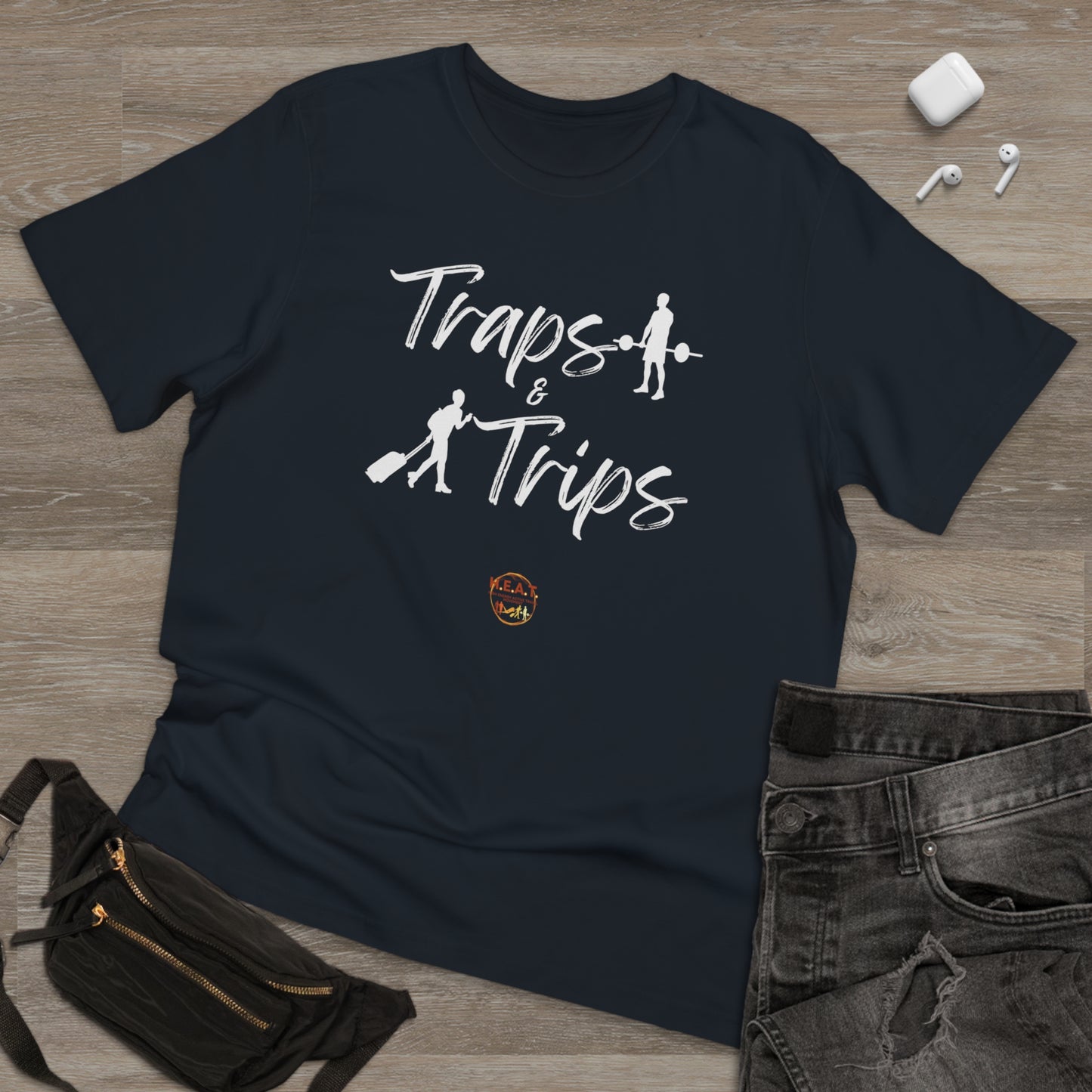 Traps and Trips H.E.A.T. Logo Shirt Front/Back Print